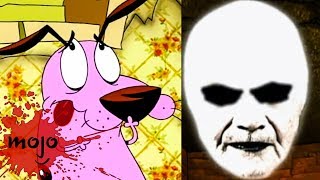 Top 10 Scariest Courage the Cowardly Dog Episodes [upl. by Peria]