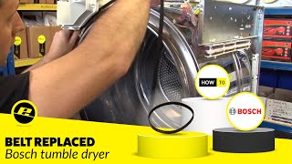 Bosch Tumble Dryer Belt Replacement MADE EASY [upl. by Uos]