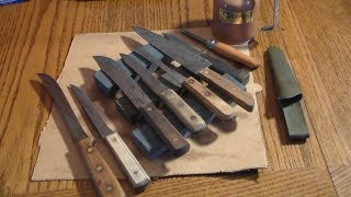 Oil Stone Knife Sharpening [upl. by Jeavons28]