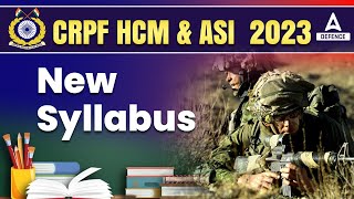 CRPF New Vacancy 2022  CRPF ASI Steno Syllabus  CRPF HCM amp ASI 2022 [upl. by Lowndes]