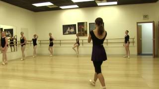 Alyssas Teaching Practicum 1 Pointe Class [upl. by Hannahoj523]