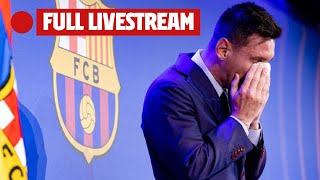 LEO MESSIS FAREWELL PRESS CONFERENCE from CAMP NOU FULL LIVESTREAM [upl. by Ury]