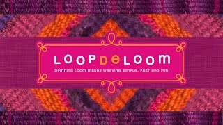 Loopdeloom Weaving Loom Instructions [upl. by Sdlonyer]