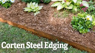 Corten Steel Edging  Gardeners Supply [upl. by Gar210]