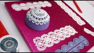 Sugar Lace How To Make Icing Lace In Minutes [upl. by Gamin]