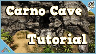 Carno Island Cave Tutorial  Artifact of the Devourer  Ark Survival Evolved [upl. by Nillok]