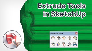 Extrude Tools in SketchUp  Plugin Tutorial [upl. by Mello992]