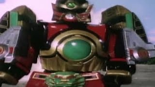 Mezodon Megazord First Battle  A Ranger Exclusive  Dino Thunder  Power Rangers Official [upl. by Gomar960]