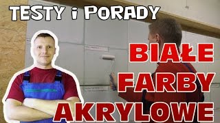 Jaką białą farbę wybrać  test farb akrylowych [upl. by Swerdna772]