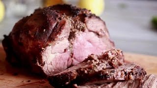 Basic Boneless Roasted Leg Of Lamb [upl. by Nwahser471]