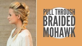 How to Faux Mohawk Pull through Braid [upl. by Akym]