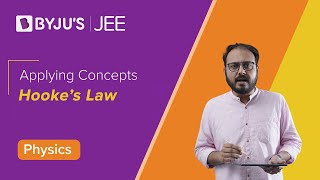 Applying Concepts Hookes law  Physics  JEE [upl. by Yelrak]