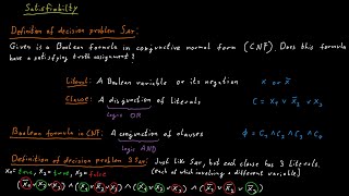 SAT and 3SAT [upl. by Zacharia584]