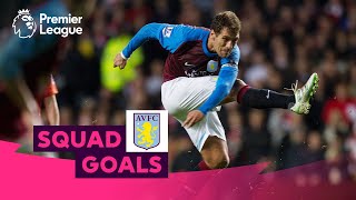 Awesome Aston Villa Goals  Petrov Benteke Delph  Squad Goals [upl. by Oenire]