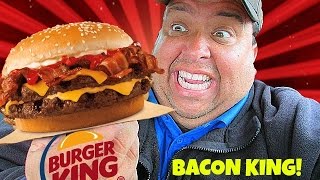 Burger King® BACON KING SANDWICH REVIEW [upl. by Vasily666]