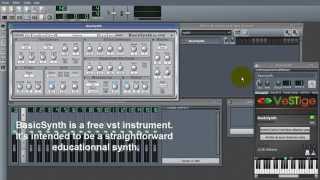 Basic Synth VSTi GRATUIT  FREETutoriel [upl. by Enorahs51]