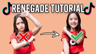 8 Year Old Leads RENEGADE TikTok Tutorial 🎯 [upl. by Wendelina]