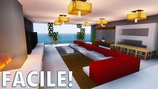 TUTO SALON MODERNE   Minecraft [upl. by Odidnac]