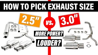 Choosing Your Exhaust Size  Behind The Builds [upl. by Debbi]