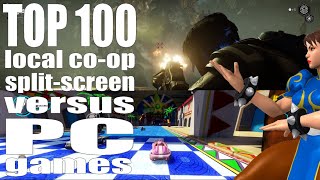 Top 100 best local coopsplitscreenversus PC games single PC multiplayer [upl. by Lavinie863]