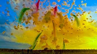 Amazing Daytime Fireworks in Italy [upl. by Nedyaj370]