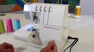 Singer 14CG754 ProFinish Serger Overlock 4 Machine Overview [upl. by Prochoras]