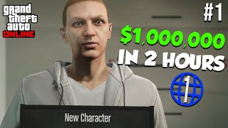 The FASTEST Way to Make 1000000 as a Beginner  GTA Online Rags to Riches Episode 1 [upl. by Aarika]