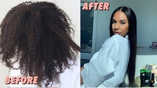 My First Keratin Treatment Experience Curly Hair [upl. by Brandais]