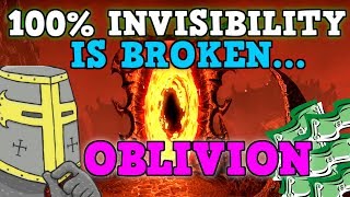 ELDER SCROLLS OBLIVION IS A PERFECTLY BALANCED GAME WITH NO EXPLOITS  Excluding Invisibility Only [upl. by Rosaleen]