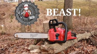 Milwaukee M18 FUEL Cordless Chainsaw Kit REVIEW 272720 [upl. by Mencher]