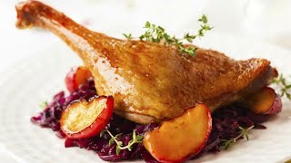 Recette cuisse de canard au four [upl. by Einittirb]