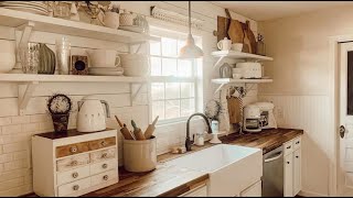 Small Cottage Farmhouse Home Tour [upl. by Aviva688]