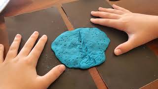 Tectonic Plates Demonstration Play Doh [upl. by Anirres883]