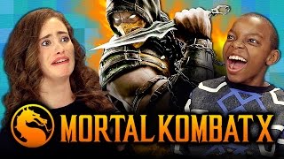 MORTAL KOMBAT X Teens React Gaming [upl. by Yleik]