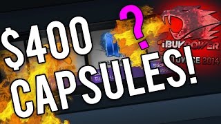 OPENING THE 400 CSGO CAPSULES [upl. by Brnaba]