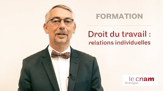 Droit du travail  relations individuelles  DRS101 [upl. by Royall]