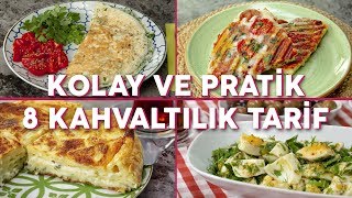 Kolay ve Pratik 8 Kahvaltılık Tarif Seç Beğen  Yemek Tarifleri [upl. by Sleinad]