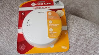 How to install a First Alert Smoke Alarm  DIY [upl. by Collette]