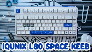 IQUNIX L80 Cosmic Traveller Mechanical Keyboard  TTC Speed Silver Switches [upl. by Thomasa]