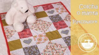 Colcha manta de patchwork fácil con patrón gratis [upl. by Sama769]