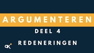 Argumenteren redeneringen 44 [upl. by Zennie]