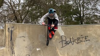 Electric Scooter Vs Skatepark [upl. by Deb430]