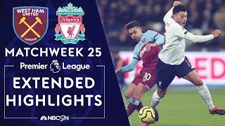 West Ham United v Liverpool  PREMIER LEAGUE HIGHLIGHTS  12920  NBC Sports [upl. by Jez]