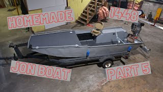 Homemade Jon Boat Build Part 5 Finished [upl. by Ching]