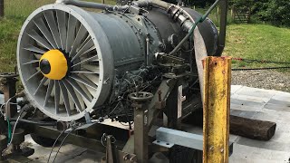 RR Spey Jet Engine Full Power Backyard Test Run [upl. by Osnofedli]