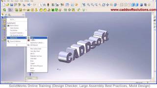 SolidWorks Extrude Text Tutorial [upl. by Ibed]