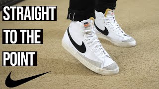 Nike Blazer Mid 77 White Review [upl. by Lewin]