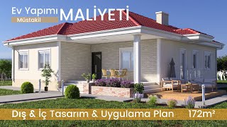 2021 Yeni Tasarımı İle Müstakil Ev Maliyeti Kendin Yap [upl. by Kironde]