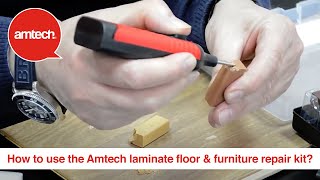 How do you use the Amtech laminate floor amp furniture repair kit [upl. by Kirsti673]