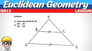 Grade 12 Similarity vs Proportionality theorem [upl. by Ellezaj]